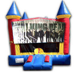 (C) Walking Dead Castle Bounce House