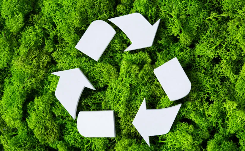 Recycling logo representing Valley Dumpster Rentals eco-friendly services