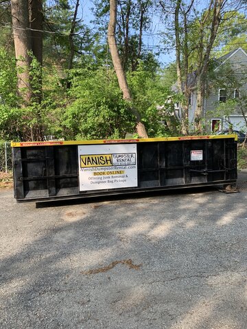 15 Yard Dumpster (1 ton of disposal weight included)