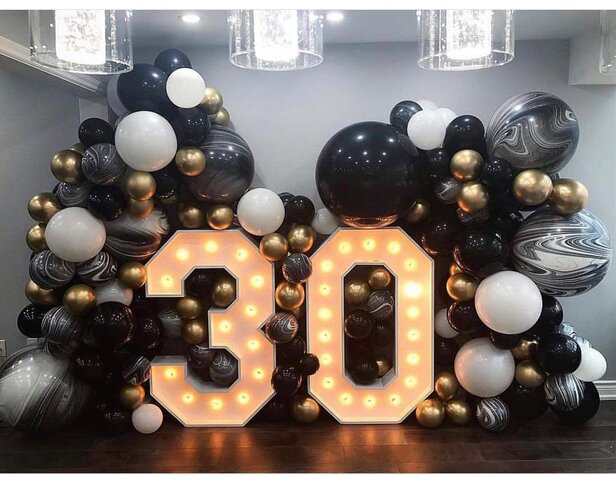 Wood Marquee Letters/Numbers