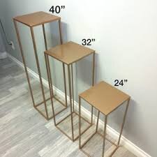 Gold Floor Stands 