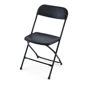 BLACK PLASTIC CHAIR