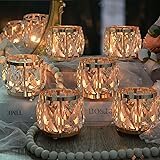 Tealight Crystal Candle holder with LED Light