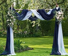 Navy Blue Drapery