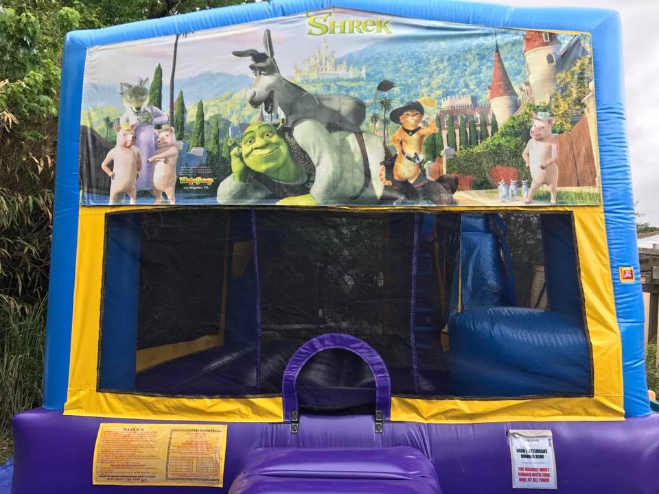 Shrek 4 in 1 Dry Combo | Virginia Beach Inflatables | bounce house ...
