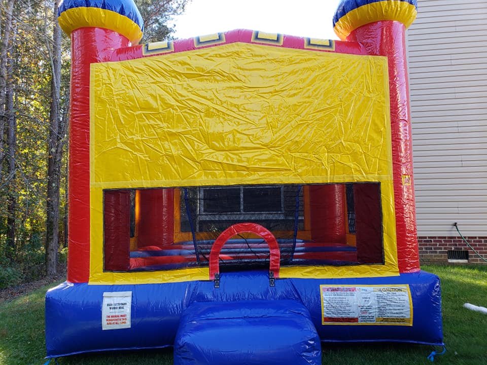 Plain Medium Bounce House | Virginia Beach Inflatables | water slide ...