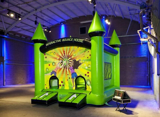 Green Bounce House Rental from Virginia Beach Inflatables