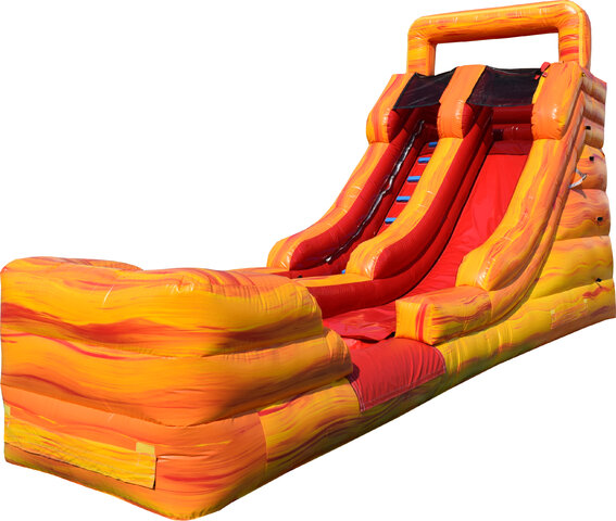 16ft Fire Wet Slide