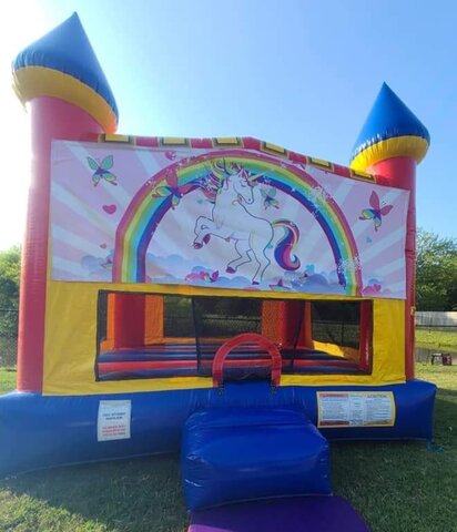 Unicorn 1 Bounce House Large