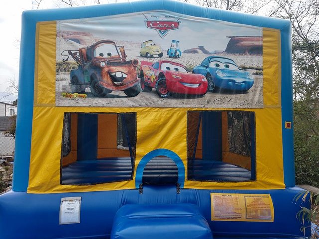 disney cars bouncy castle