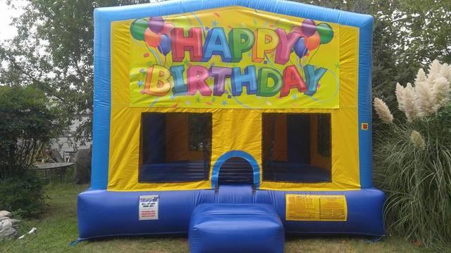 Happy Birthday 2 Bounce House Large