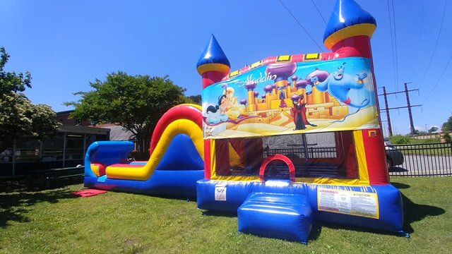 Aladdin Castle Single Slide Wet Combo