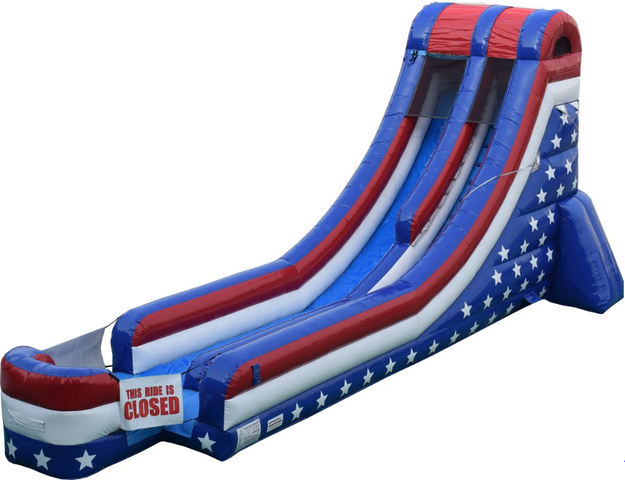 19ft USA Stars and Stripes Wet Slide