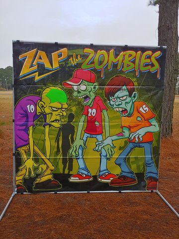 Zap the Zombies Halloween Frame Game