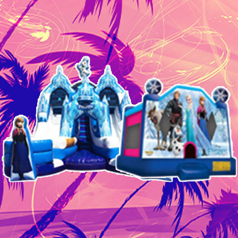 Frozen Bounce and Wet Slide Package