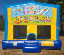 Happy Birthday 3 Bounce House Large