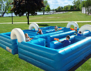 (C) Inflatable Tag Maze - Wet or Dry