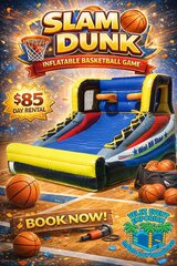 Inflatable Basketball Hoop Game