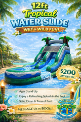12ft Tropical Slide