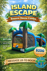 Island Escape Bounce House Combo