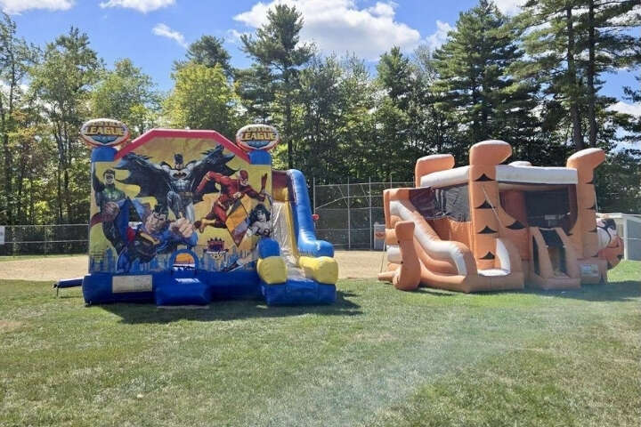 Vertical Entertainment inflatable rentals at Billerica MA community event