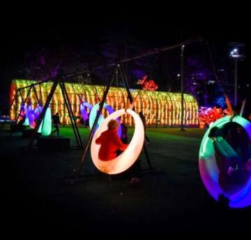 Vertical Entertainment Glow Park Setup 