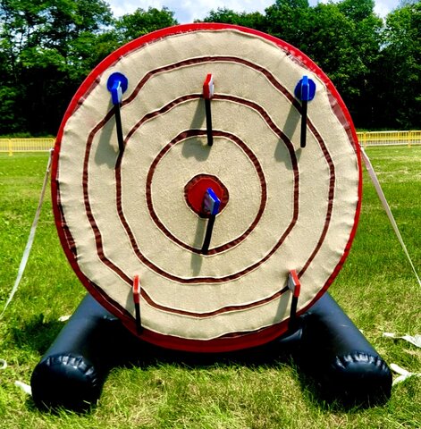 Captured Air Inflatable Axe Throwing