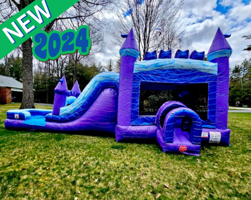 Mega Purple Marble Combo Water Slide