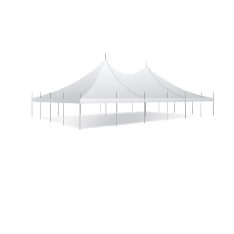 40' x 60' White Pole Tent