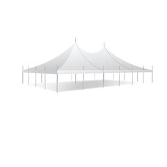 40' x 60' White Pole Tent