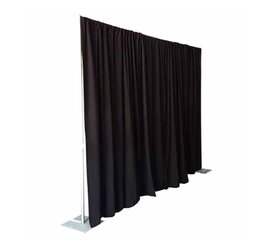 Pipe and Drape: 8' Tall X 10' Wide Backdrop