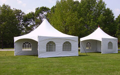 20' Cathedral Window Tent Sidewalls
