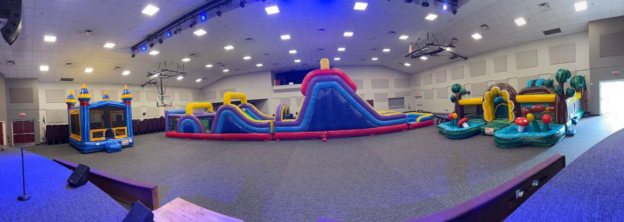 Foam party rental with kids having fun in Central Florida