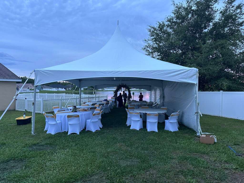 Event rental setup in Central Florida