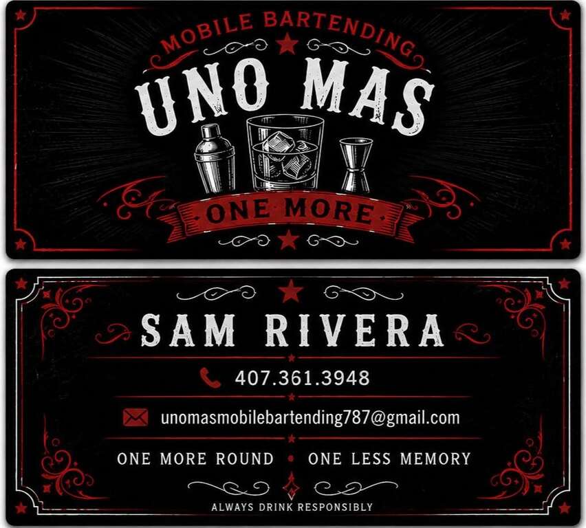 Uno Mas Mobile Bartending Services
