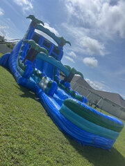 20ft Island Drop Dual Lane Slide 