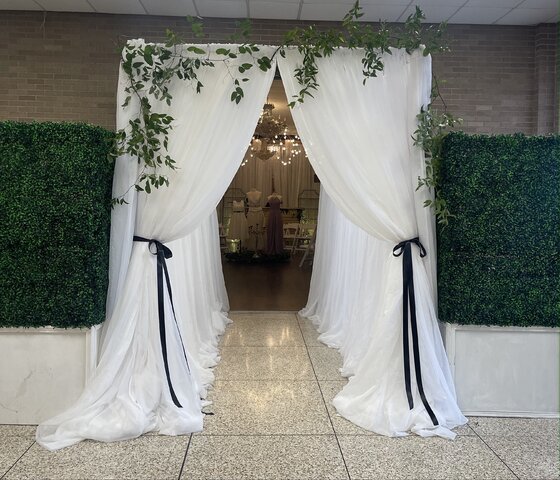 Dramatic Entrance Draping