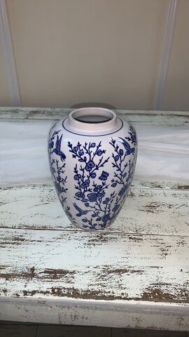 Blue and white vase 10