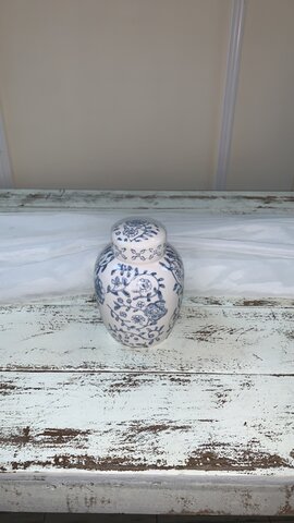 Blue and white vase 12
