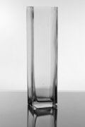20" Square Glass Cylinder