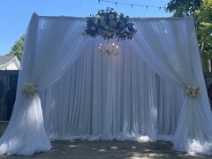Entrance draping theater style