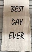 "Best Day Ever" hanging sign