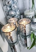 Silver Mercury Glass Tealights
