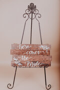 'Here Comes The Bride' Sign