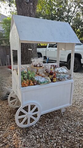 Dessert cart