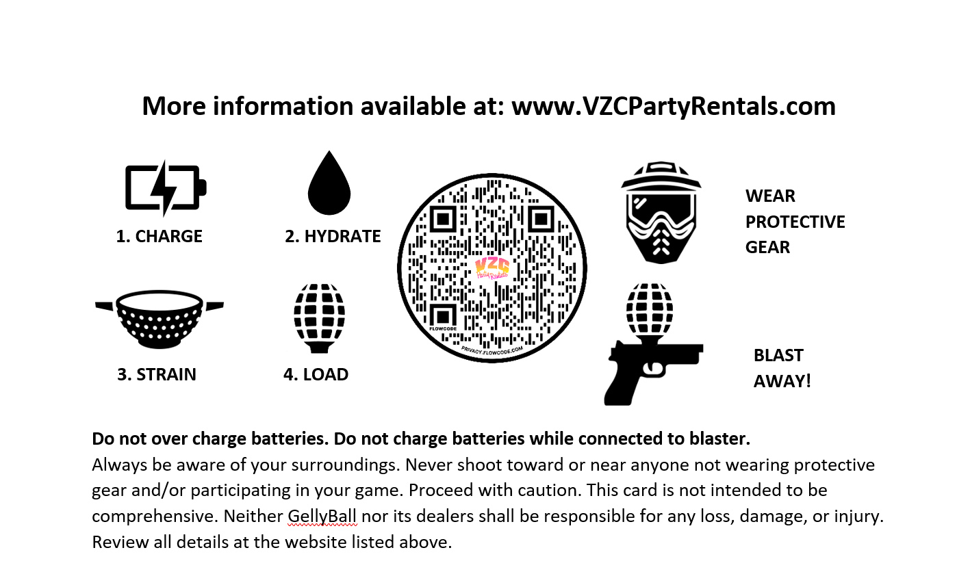 Gelly Blaster Instructions