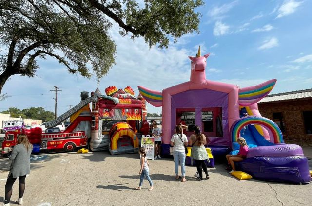 Bounce House with Slides at School Events in Grand Saline