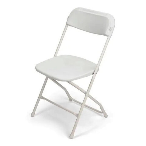 Plastic Folding Chair White