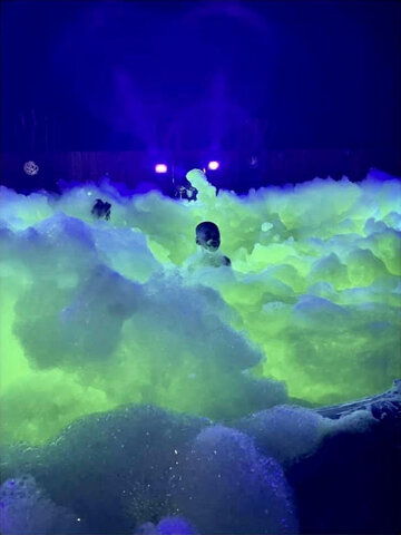 UV/Black Light Foam Party
