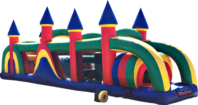 38 Ft Obstacle Course Castle Top 